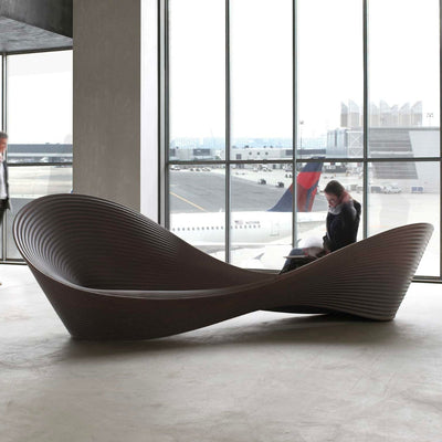 Magis Folly bench, rust brown 1069C (outdoor)