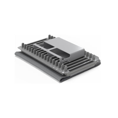 Umbra UDry Over the Sink Dish Drying Rack, Charcoal (51X57 CM)