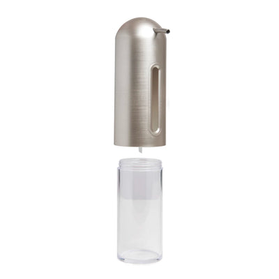 Umbra Penguin soap pump, nickel