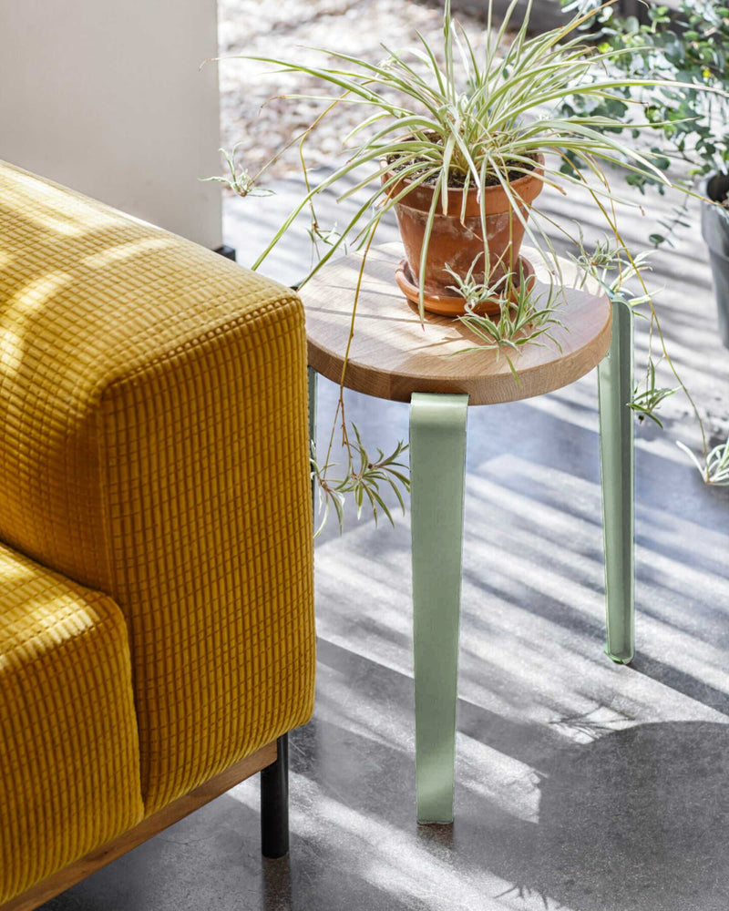 Tiptoe Lou stool, Eucalyptus grey