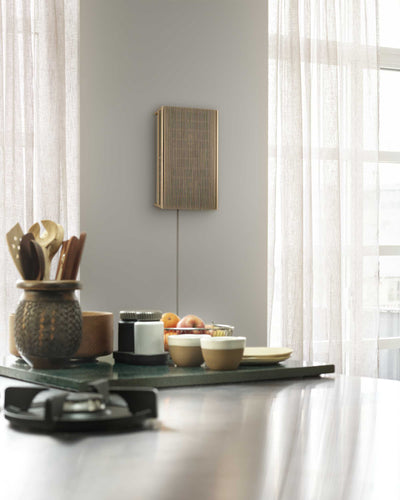 Bang & Olufsen Beosound Level Portable Speaker, gold/oak