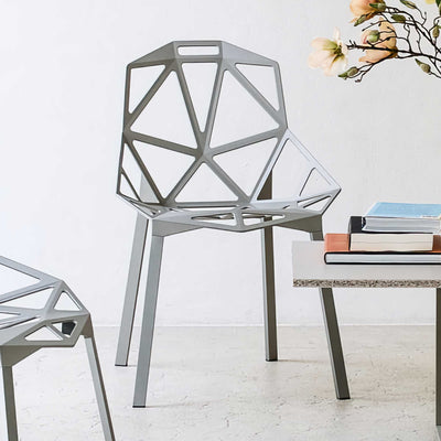 Magis Chair One Stacking Chair, grey