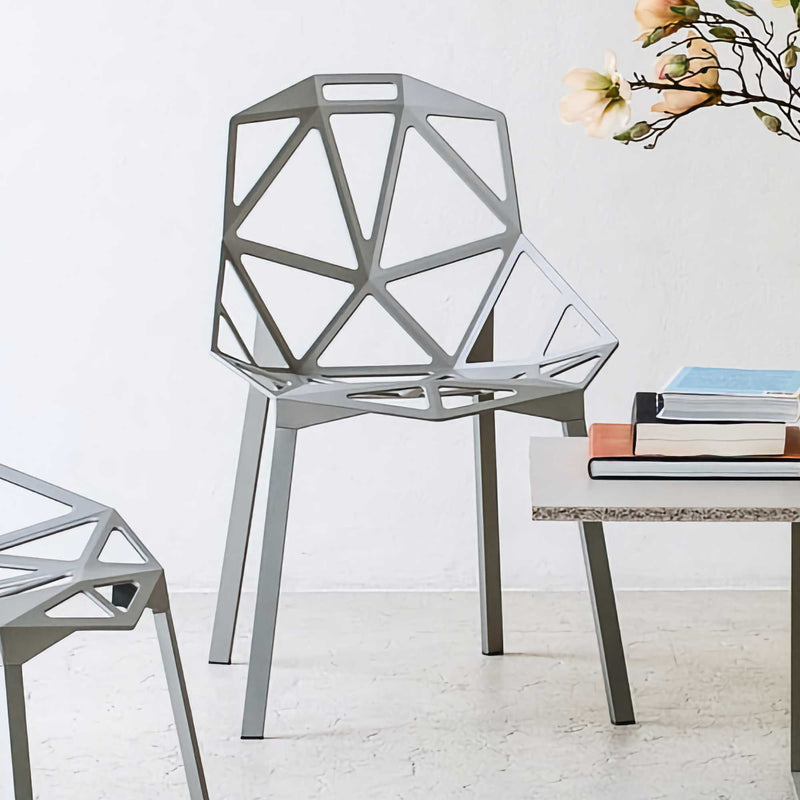 Magis Chair One Stacking Chair, grey