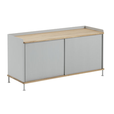 Muuto Enfold Sideboard Low (w124.5xd45xh62cm) , Oak/Grey
