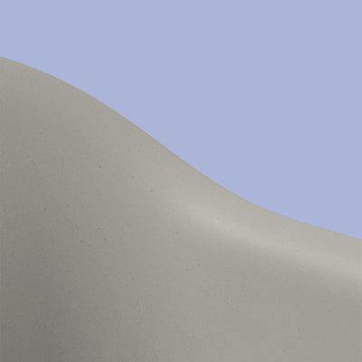 Muuto Fiber armchair sled base, grey/grey