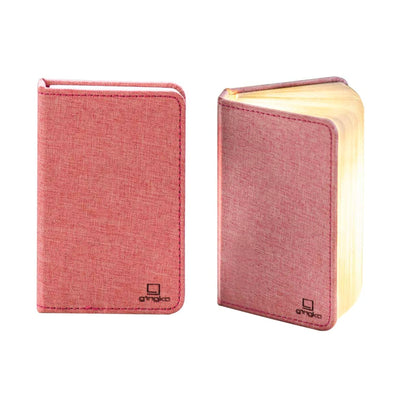 Gingko Smart Booklight Mini, linen pink