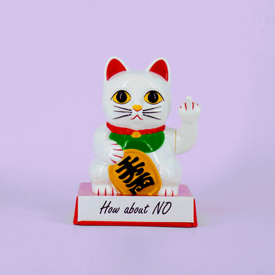 Locomocean Cattitude Lucky Cat with Interchangeable Hands