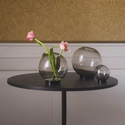 Aytm Globe flower pot ø17, black