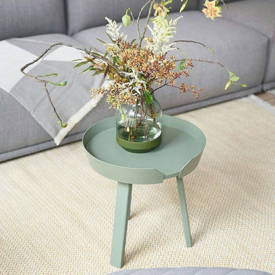 Muuto Around Ø45 coffee table, dusty green