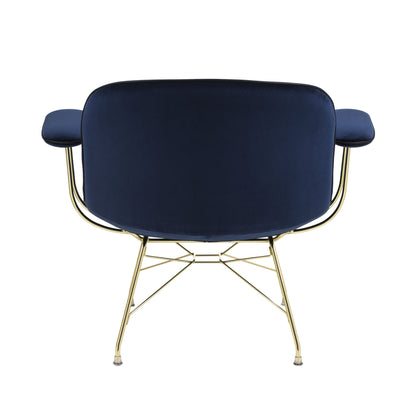 Magis Troy Lowchair with Arms , Glamour Azimut-Gold