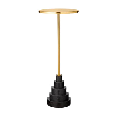 Aytm Solum Side Table, gold/black