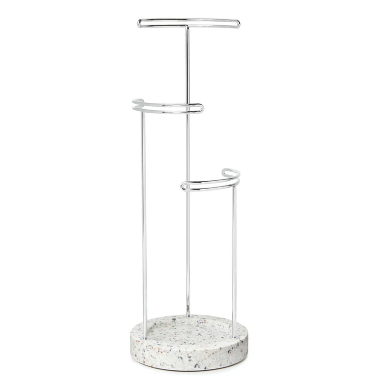 Umbra Tesora jewelry stand, grey/multi