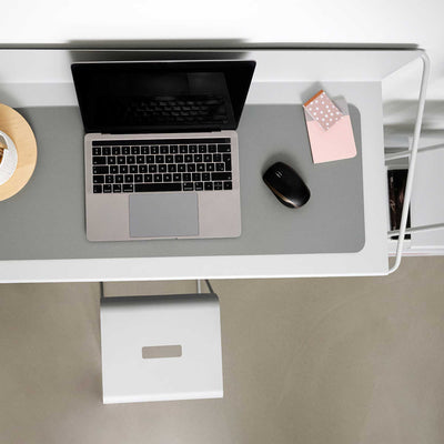 Zone Denmark A-Wall Desk, soft grey