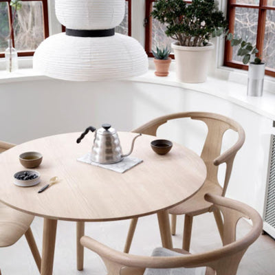 &Tradition SK3 In Between Round Table Φ90 , White Oil