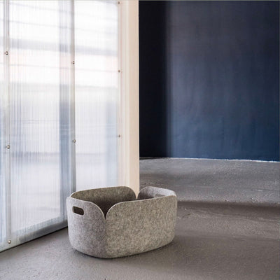 Muuto Restore basket 48 x 35 cm, grey melange