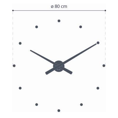 Nomon OJ wall clock, grey
