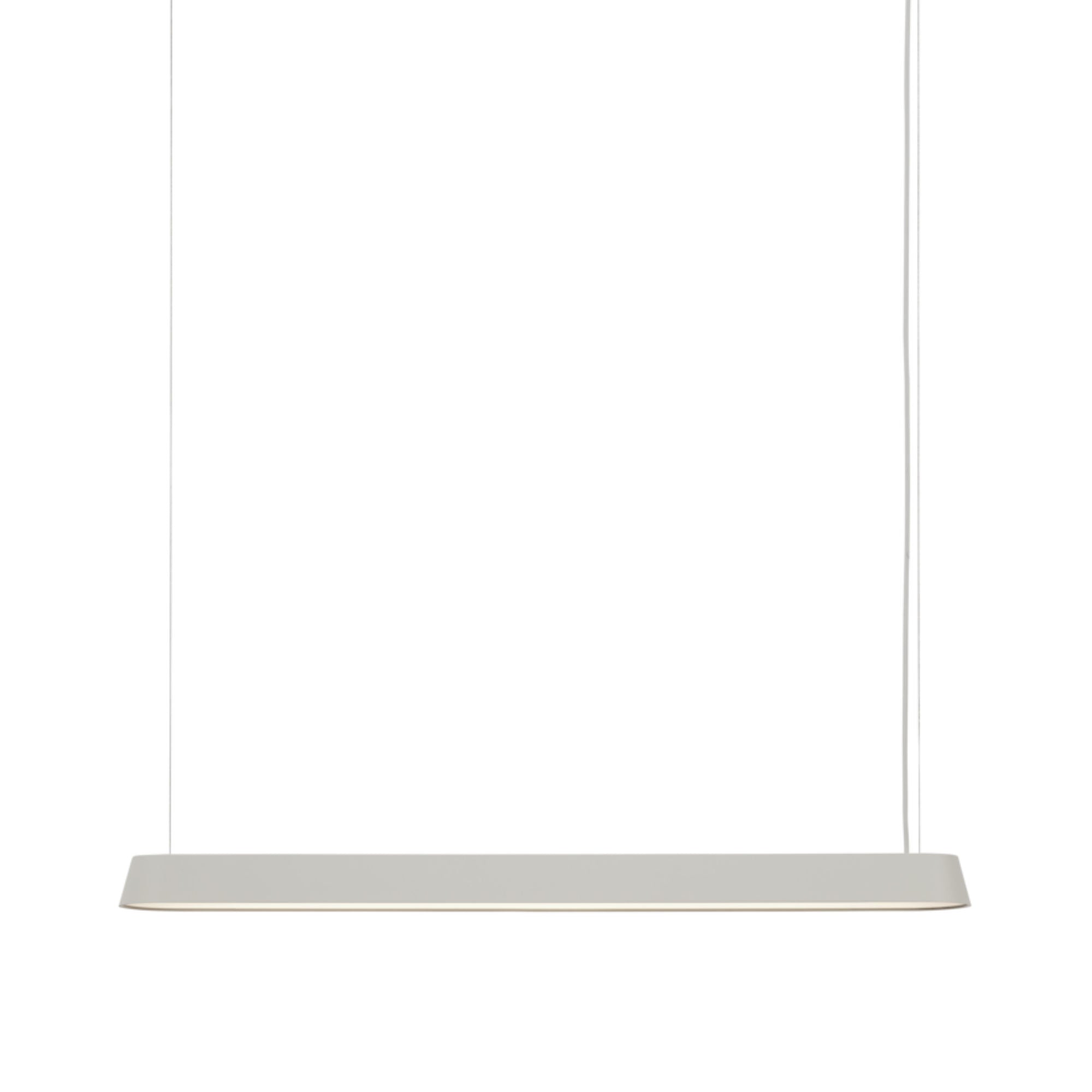 Muuto Linear pendant lamp, grey (87.2 cm)