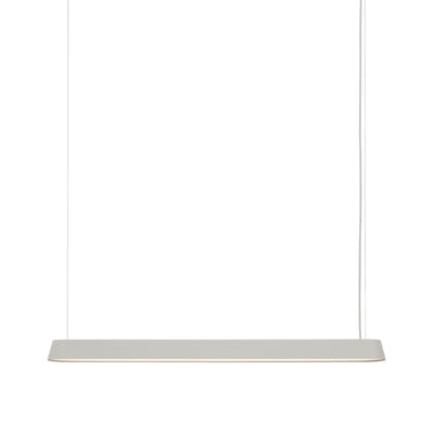 Muuto Linear pendant lamp, grey (87.2 cm)
