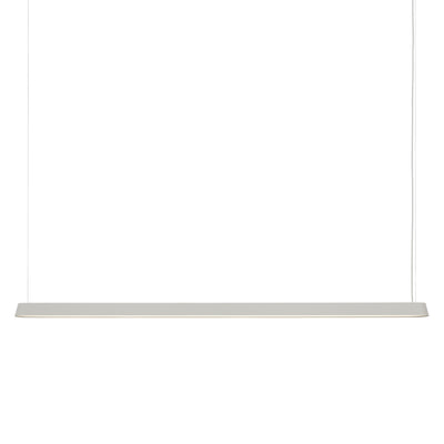 Muuto Linear pendant lamp, grey (169.2 cm)