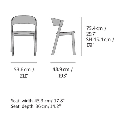 Muuto Cover Side Chair, grey