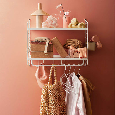 String Hallway wall shelf, White