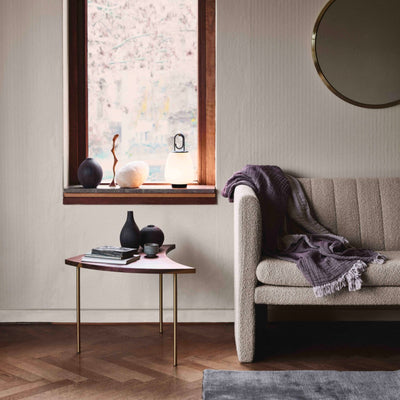 &Tradition HM7 Pinwheel Side Table , Oiled Walnut