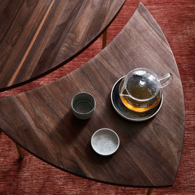 &Tradition HM7 Pinwheel Side Table , Oiled Walnut