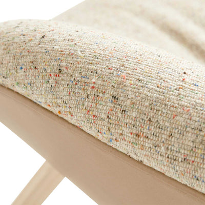 Hay AAL 83 soft duo About A Lounge chair, bolgheri LGG60/silk leather SIL0258/lacquered oak