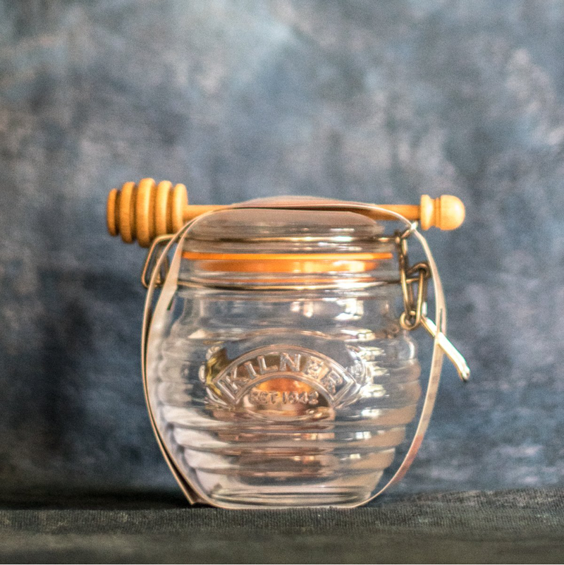 Kilner Honey Pot With Beechwood Dipper