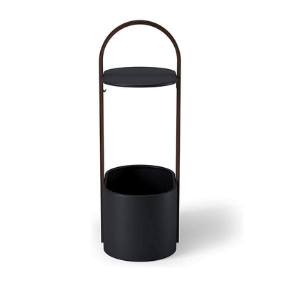 Umbra Bellwood side table w. storage and cable management, Black