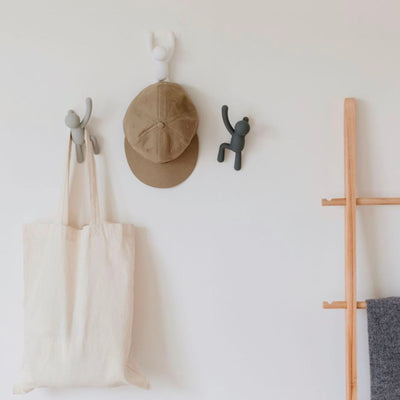 Umbra Buddy wall hooks, grey