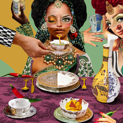 Seletti Hybrid dinner plate Ø27, hoboyo