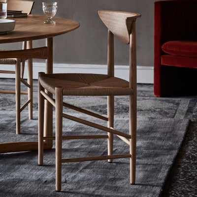 &Tradition HM3 Drawn chair, White oiled oak