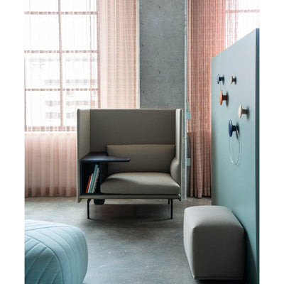 Muuto Outline Sofa Highback Right, Black Base w105xd78xh115cm