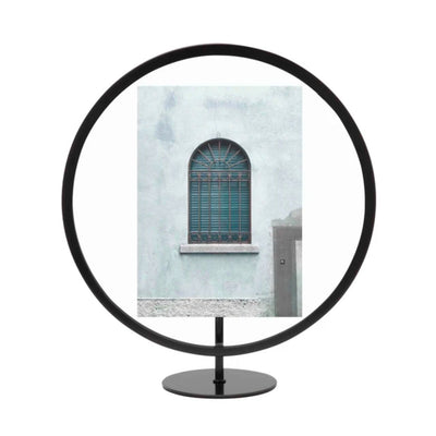 Umbra Infinity round picture frame 5X7, black