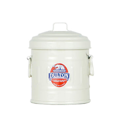 Dulton Micro Garbage Can, ivory