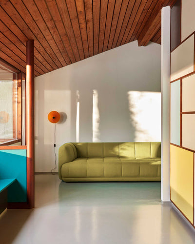 HAY Quilton 3-seater Sofa, Divina Melange 0427