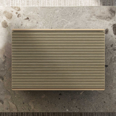 Bang & Olufsen Beosound Level Portable Speaker, gold/oak