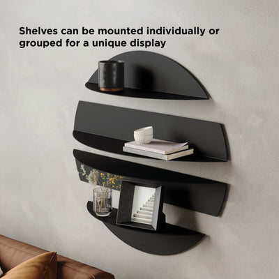 Umbra Solis shelves, black
