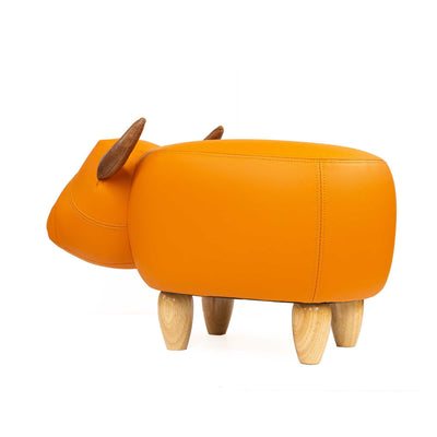 Liberty Orange cow animal stool