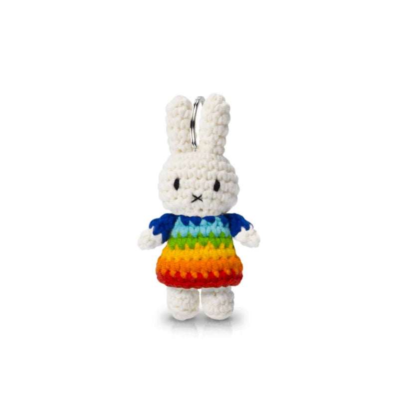 Just Dutch Miffy Keychain, Rainbow Dress