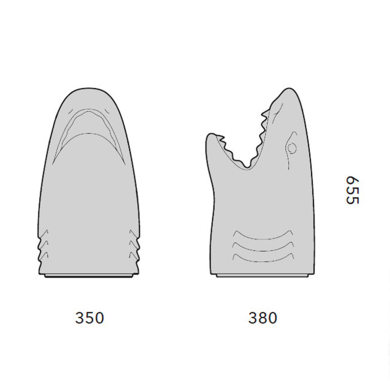 Qeeboo Killer Umbrella Stand , Black