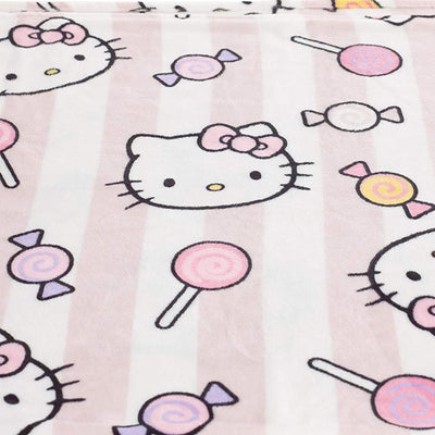 Kanguru Hello Kitty plaid blanket for kids