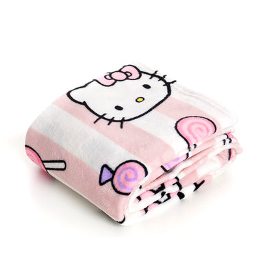 Kanguru Hello Kitty plaid blanket for kids