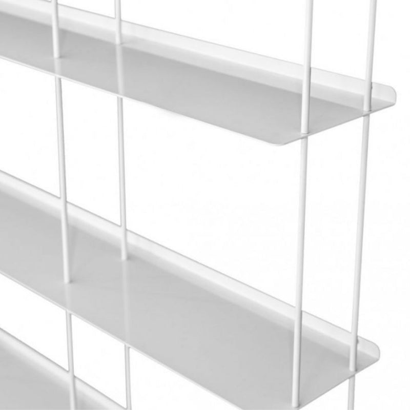 Kriptonite Krossing wall shelf 166x200cm, matt white
