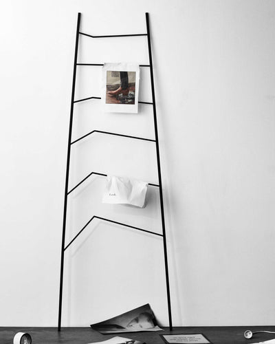 Northern Nook ladder rack, black
