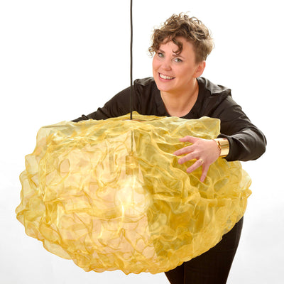 Northern Heat Pendant Lamp Large , brass