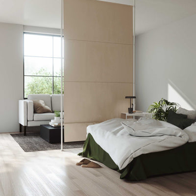 Umbra Anywhere Blind room divider, linen