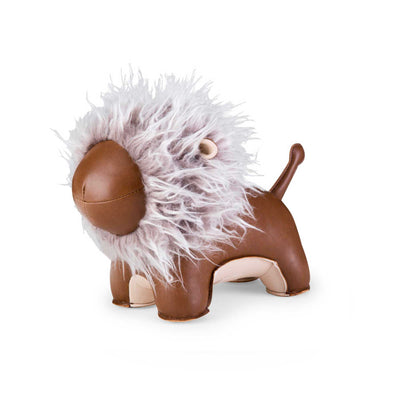 Zuny Bookend Lion Abo, brown/wheat