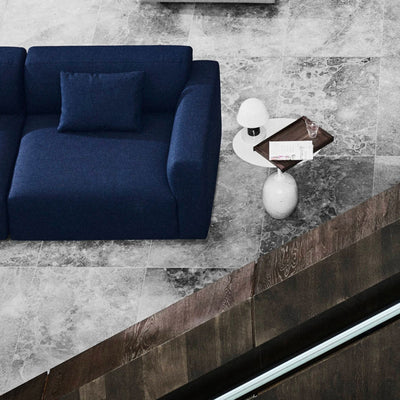 &Tradition Lato LN9 side table, ivory white/crema diva marble